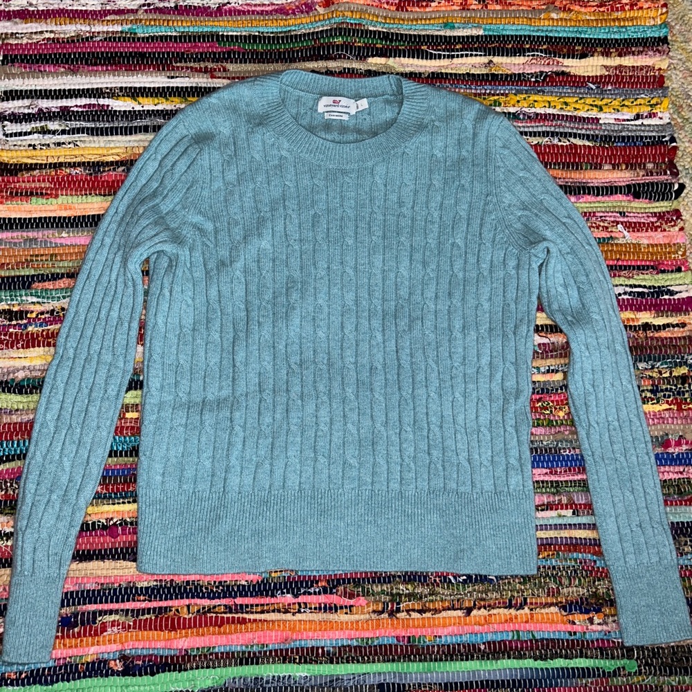 Vineyard Vines Blue Cashmere Sweater